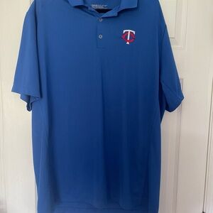 Men's Blue Polo Shirt Minnesota twins Nike golf